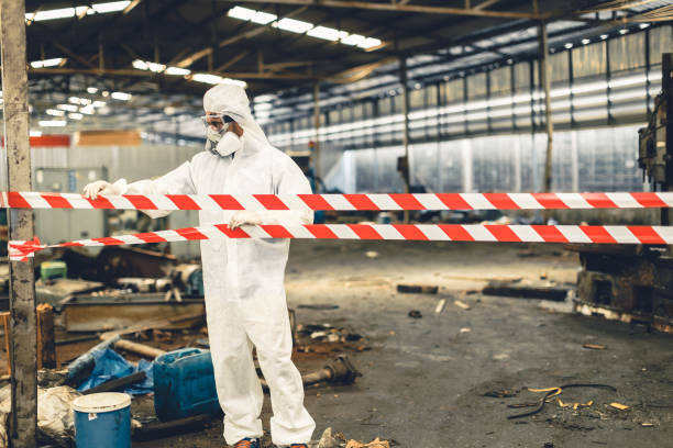 Professional Hoarding Cleanup technician working in Norwich, CT